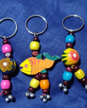 Wooden key chains