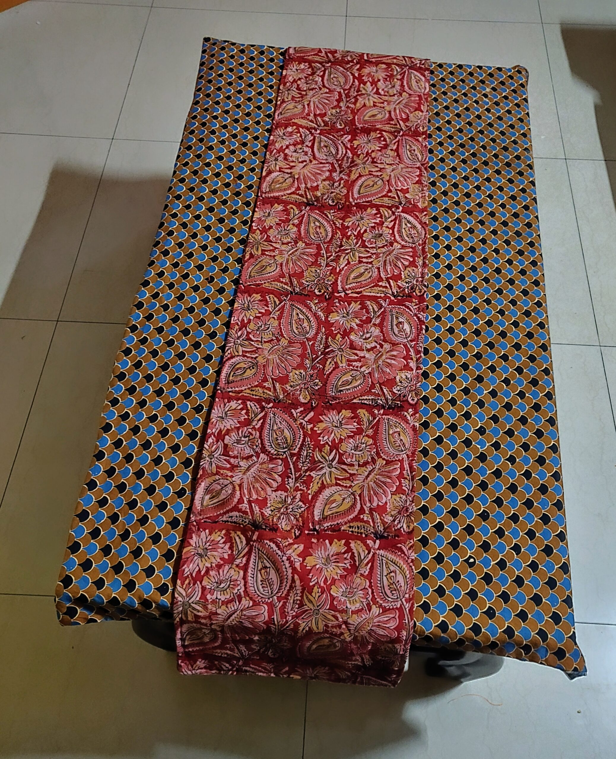 Cotton hand block print table runner