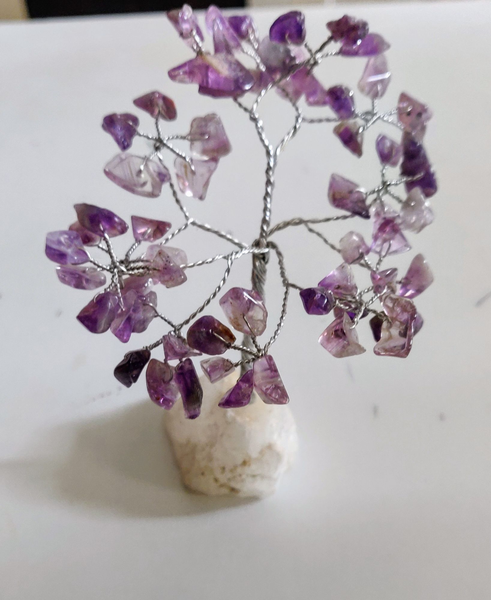 Amethyst stone tree