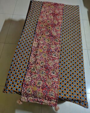 Cotton hand block print table runner