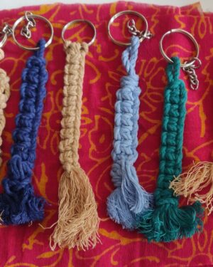 Macrame key chains