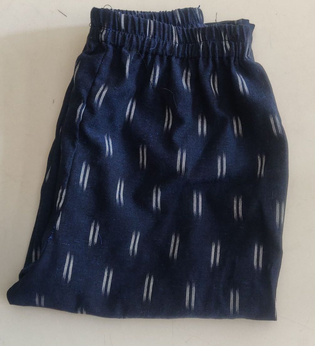 Ikkat handloom cotton pant