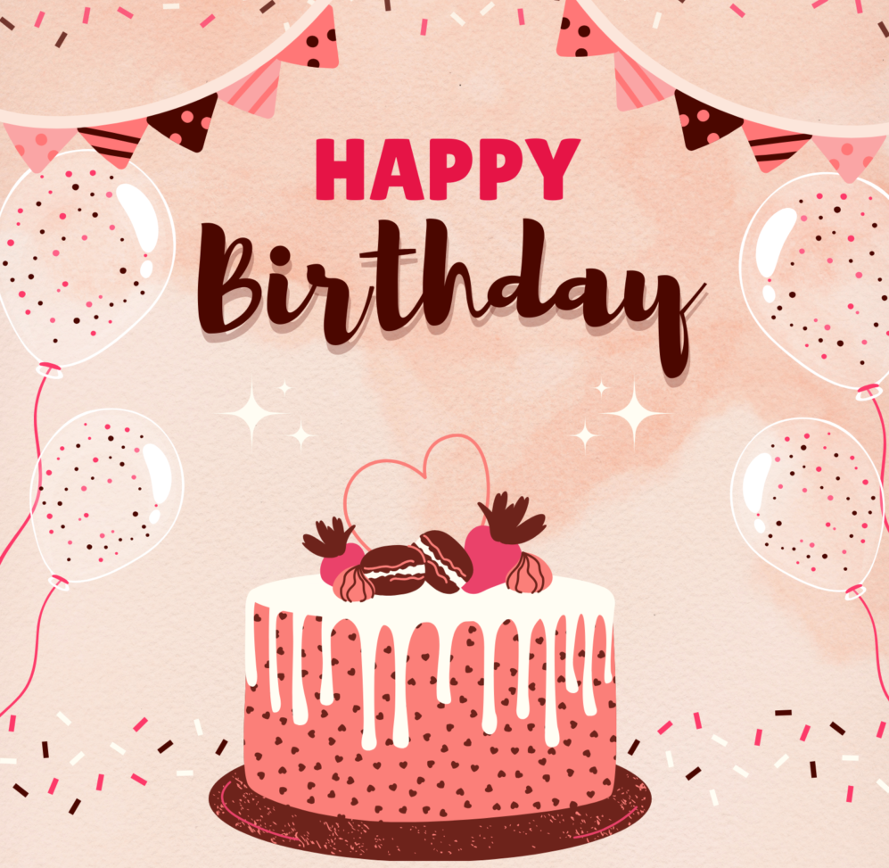 Birthday gift card