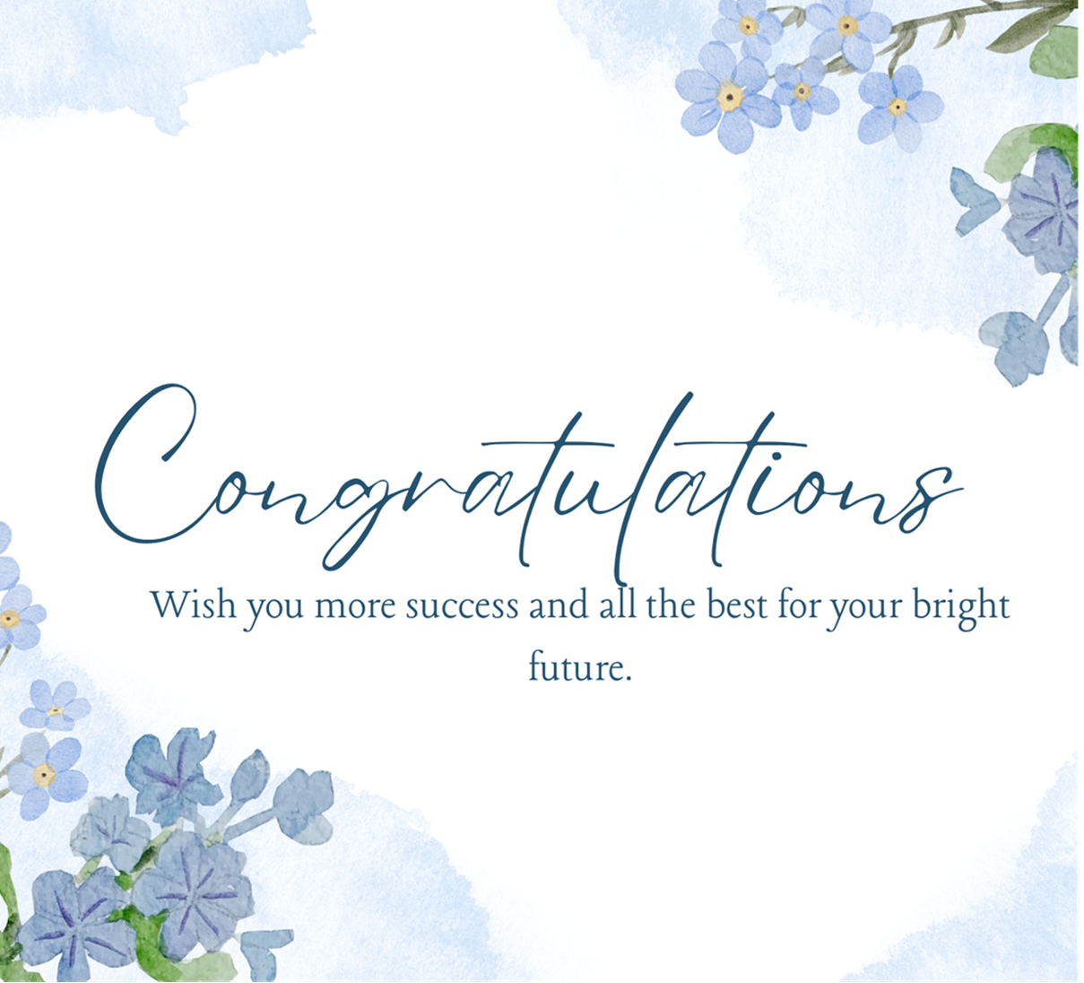 Congratulations gift card - Rs 500