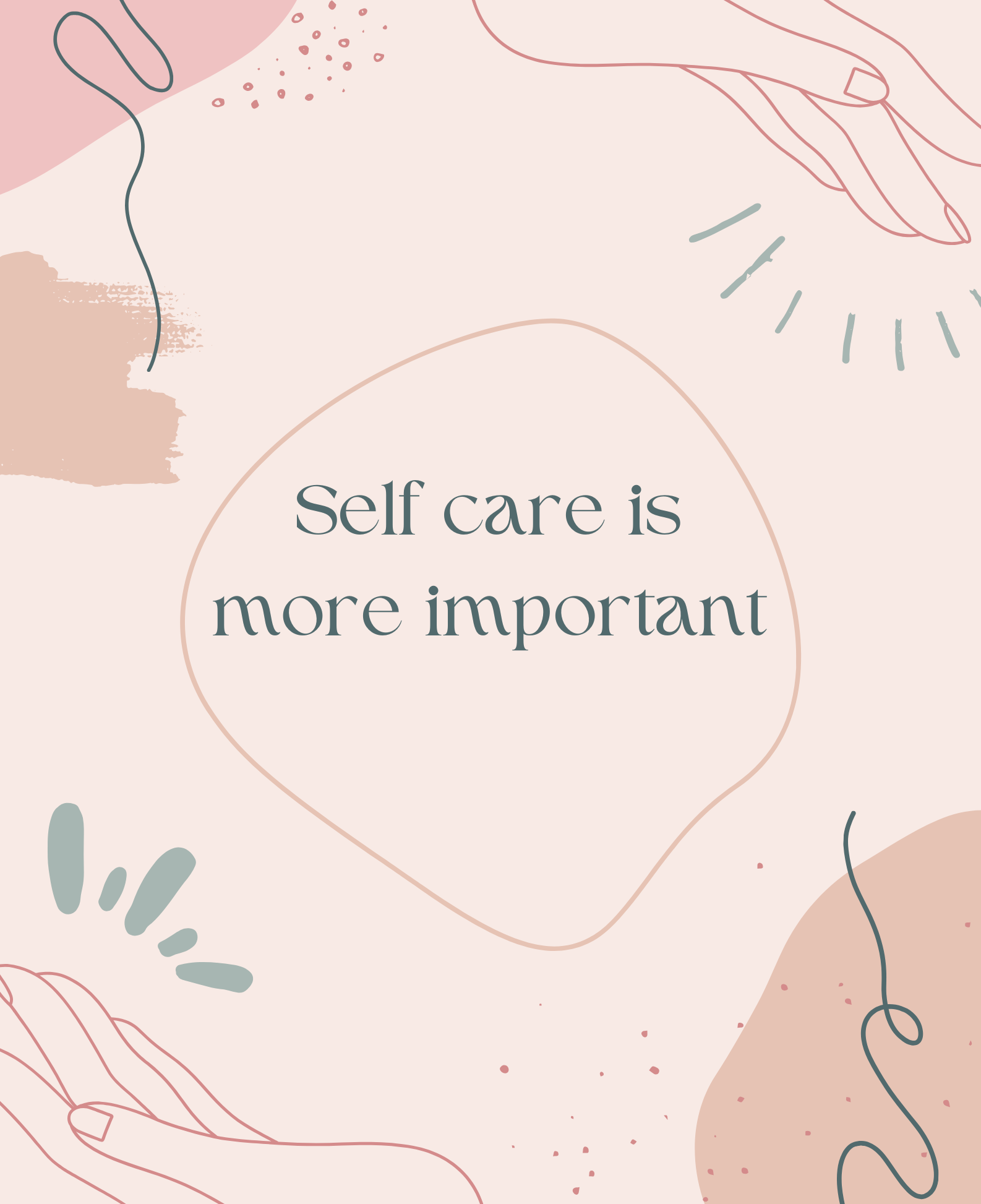 Selfcare is important