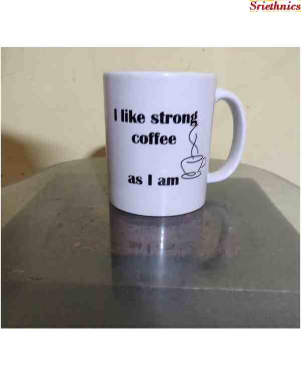 Eco friendly gifts - Ceramic mug packed in fabric bag