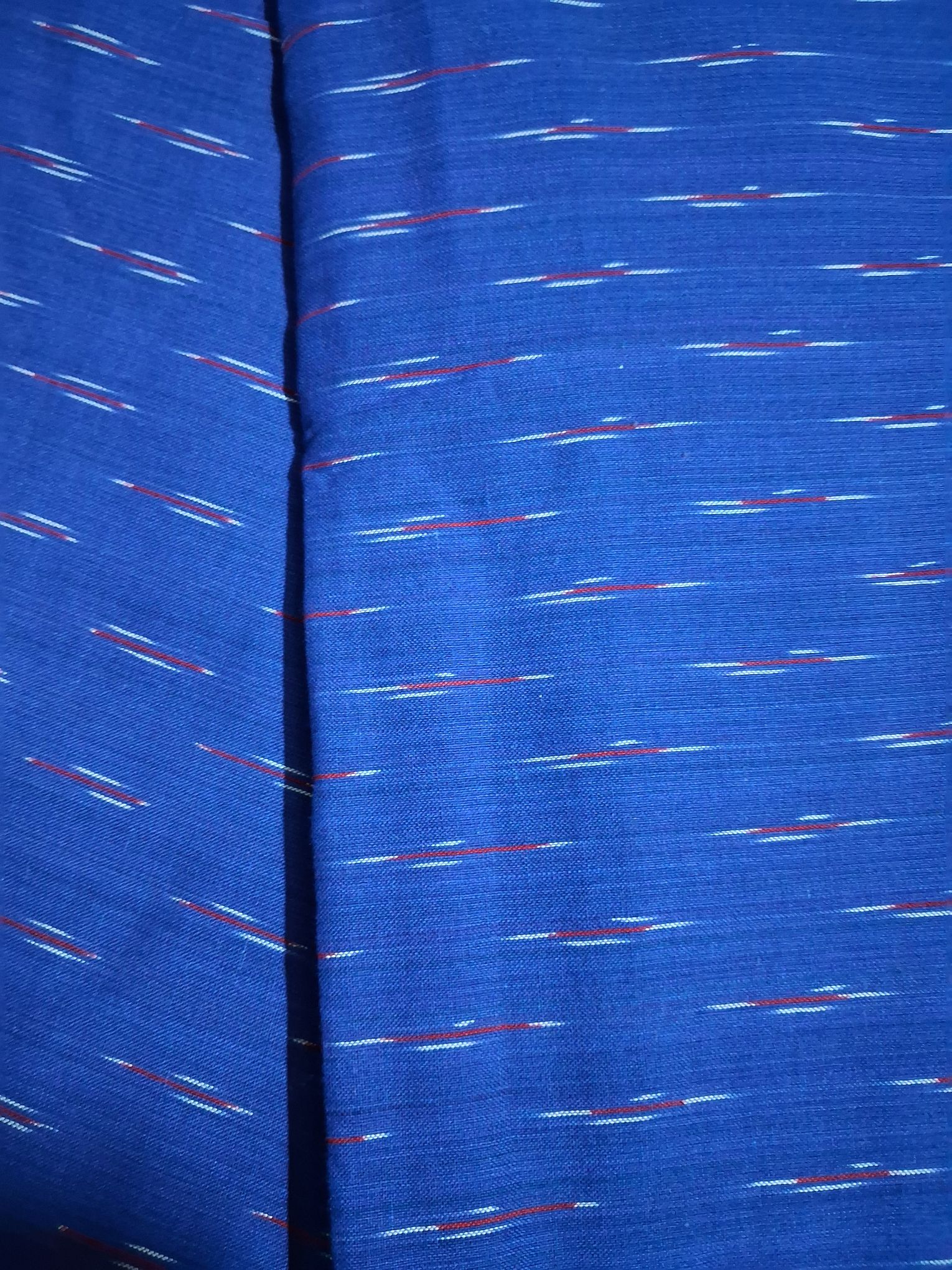 Ikkat handloom cotton fabric - 1 meter