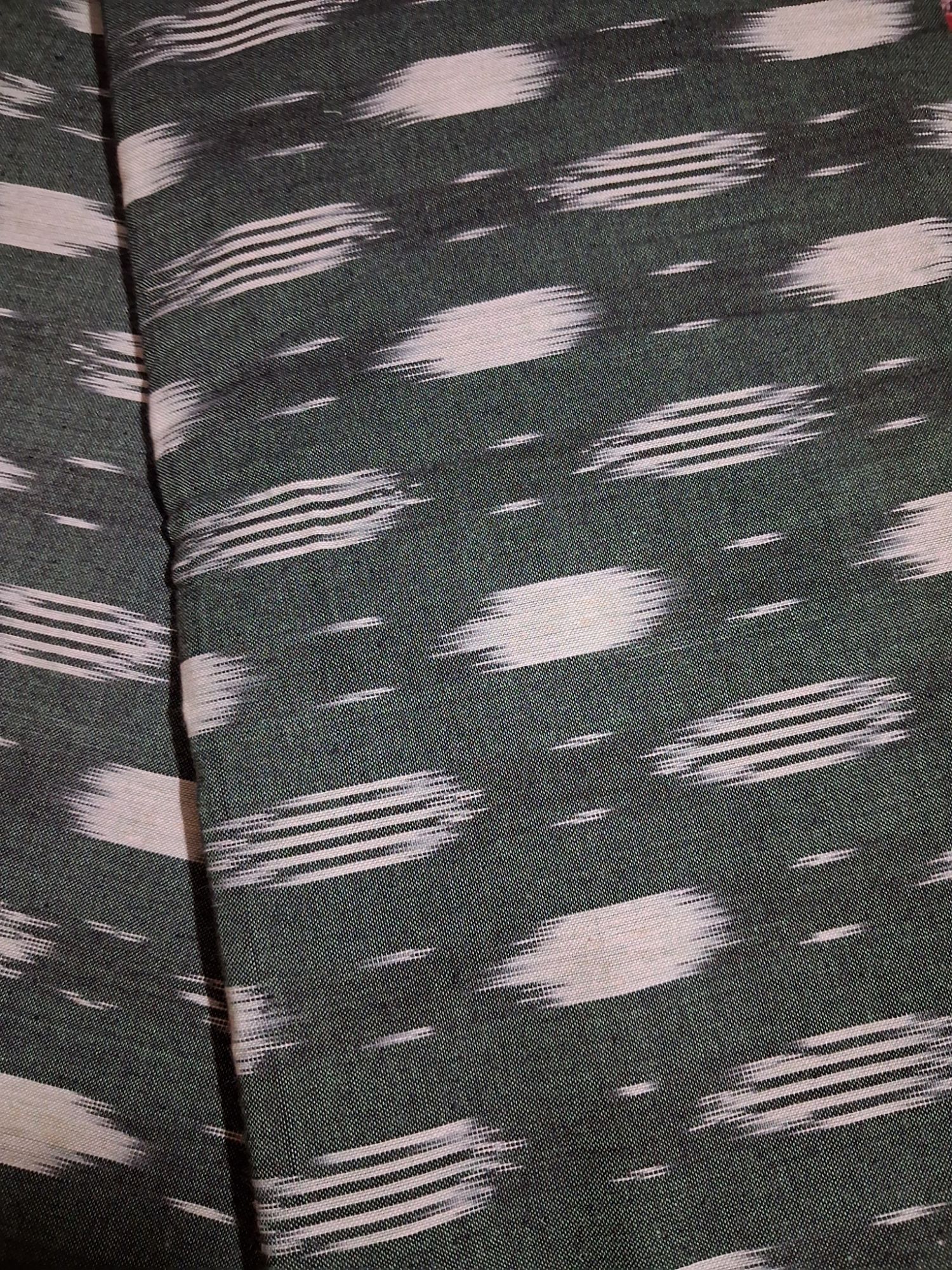 Ikkat handloom cotton fabric - 1 meter