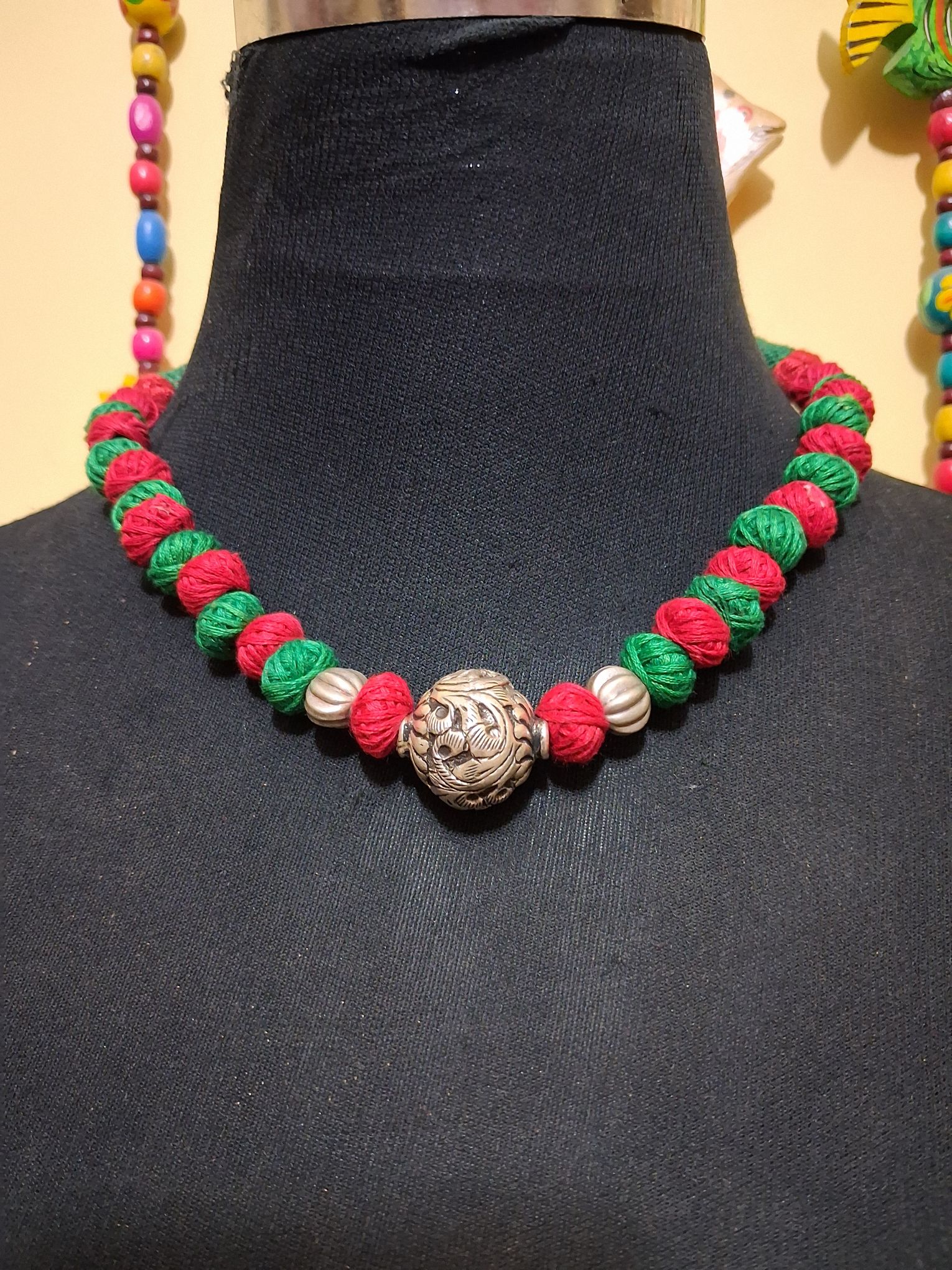 Silver beads
